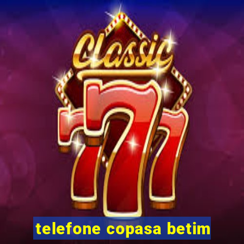 telefone copasa betim